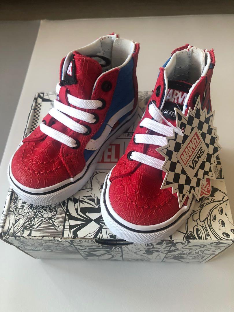 spiderman vans size 11