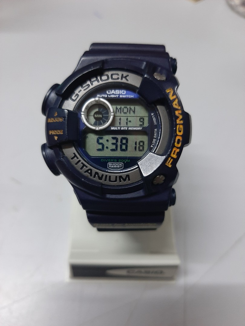 Vintage 1995 G Shock Frogman Dw9900 MD-2T Mad Dog Expeditions