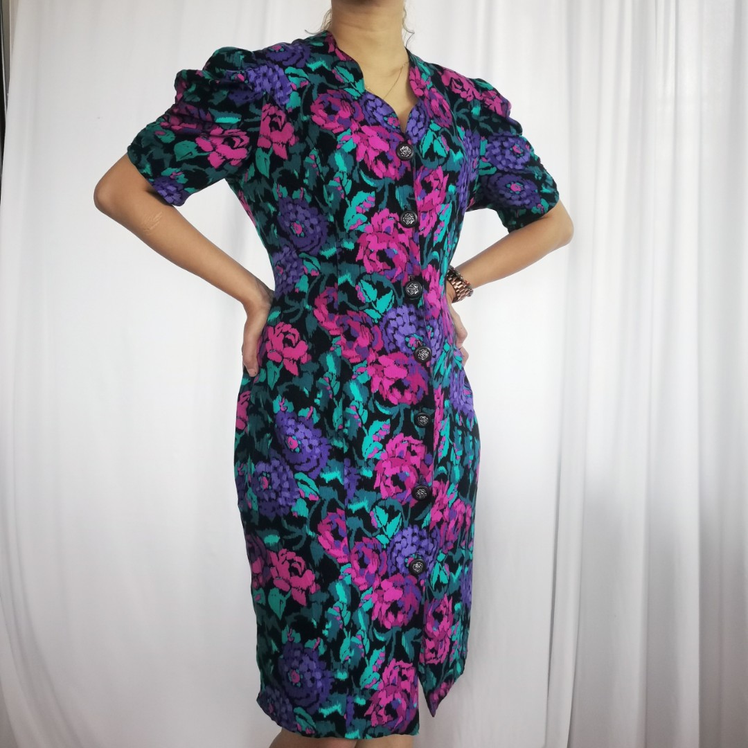 80s online retro dress