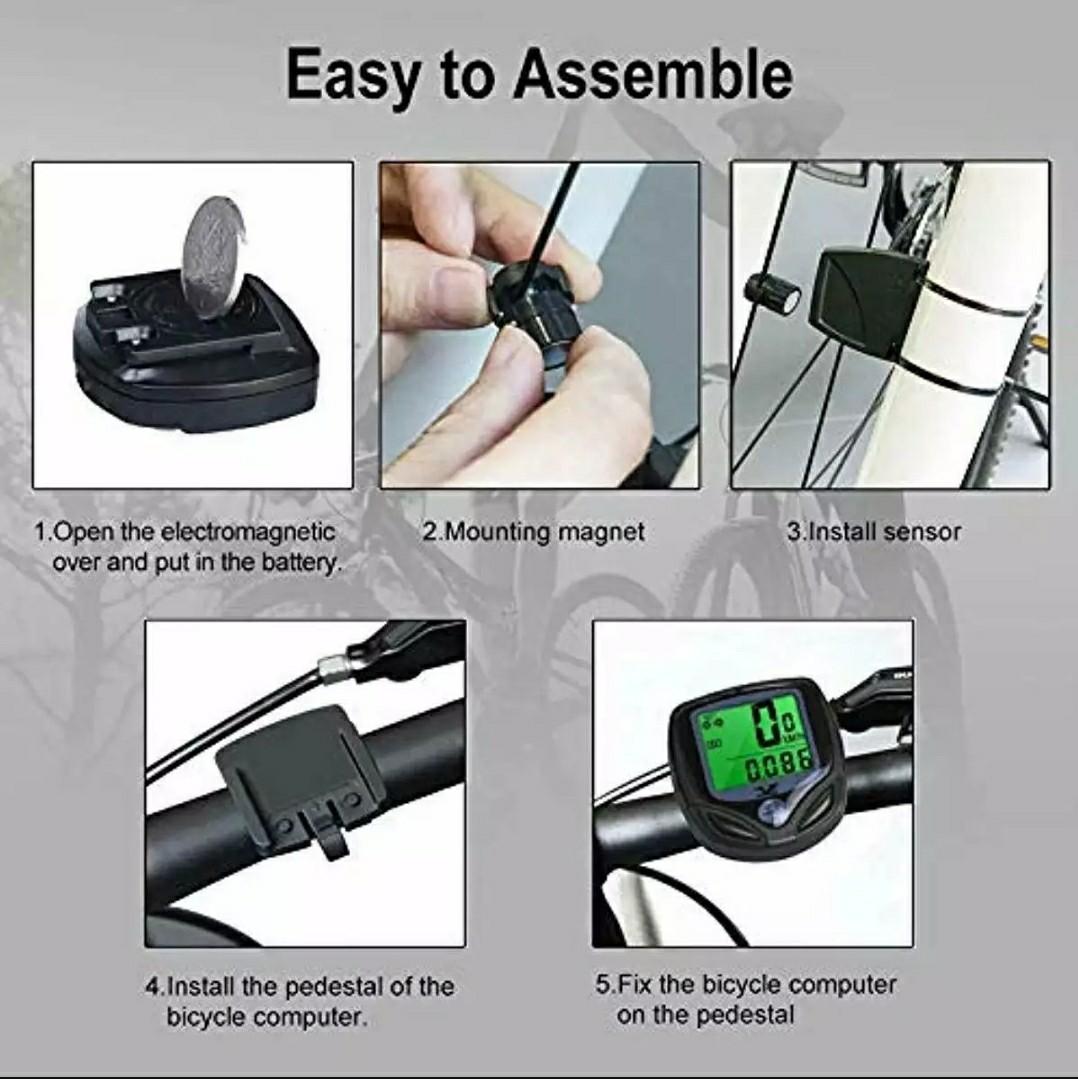 YS 368C Wireless Bicycle Computer, Sports Equipment, Bicycles & Parts, Parts & Accessories on