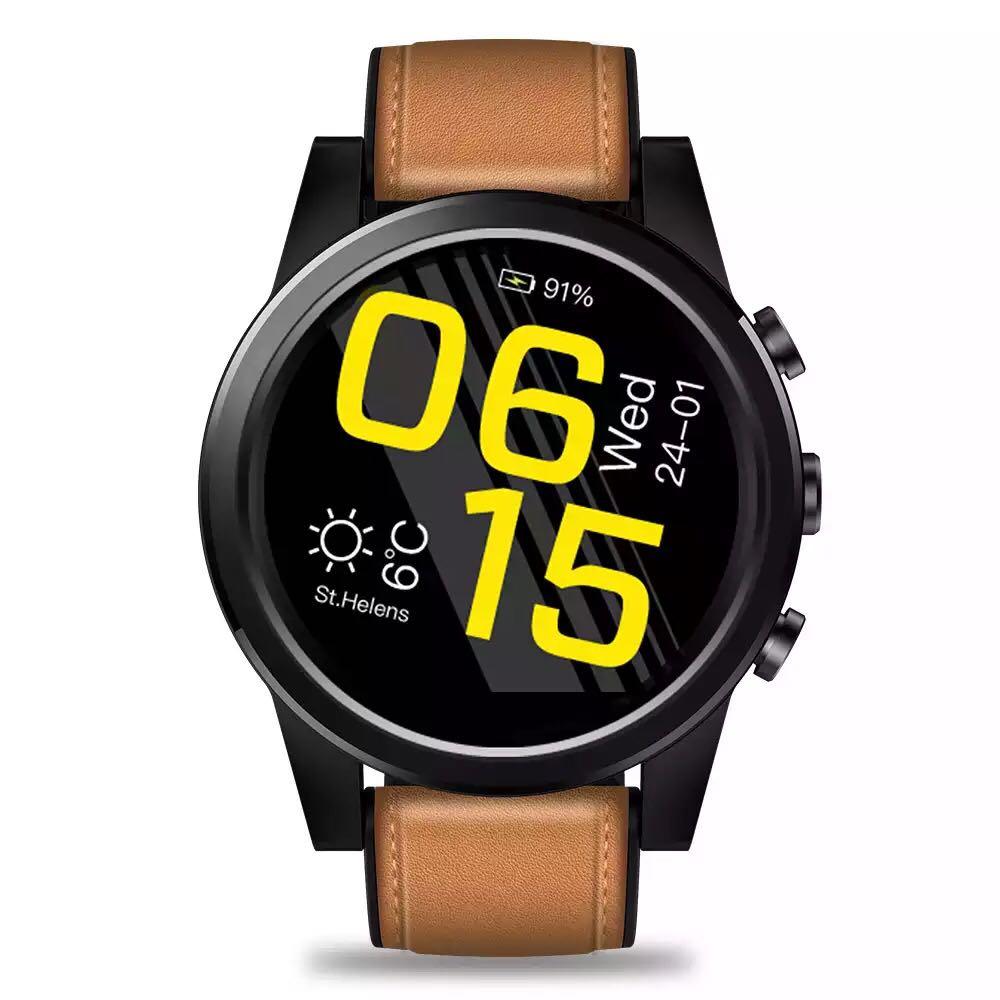 Zeblaze THOR 4 PRO 1.6 inch 16GB 600mAh GPS GLONASS Hybrid Leather
