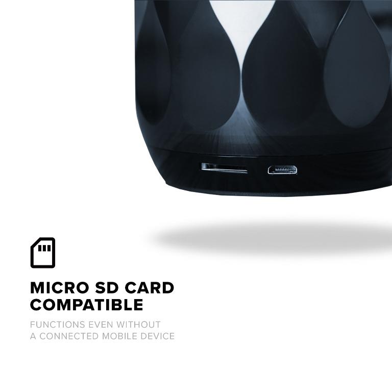 ZIZO AURORA GO WIRELESS [NIGHT LIGHT] BLUETOOTH SPEAKER RECHARGEABLE