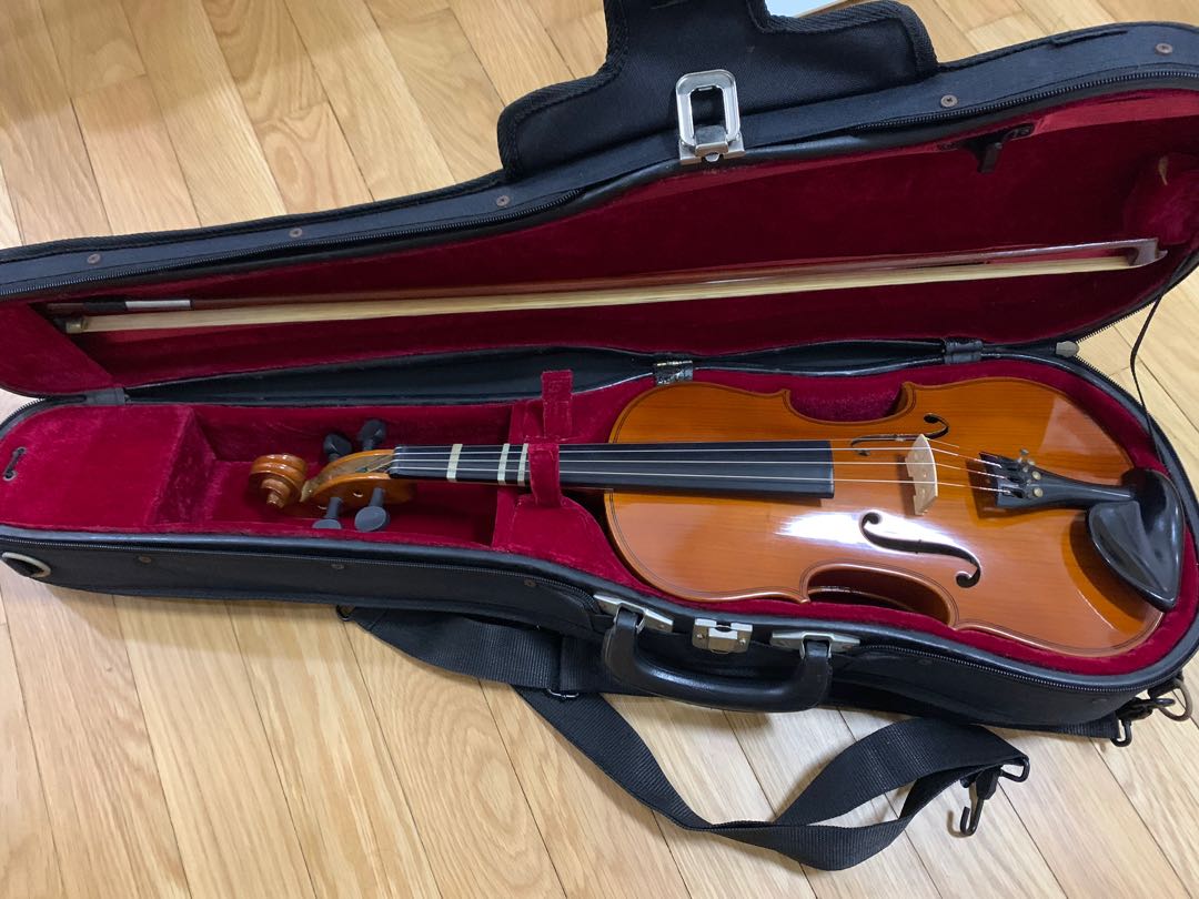 Adult violin with Tonica strings and bridge changed in 2019, Hobbies