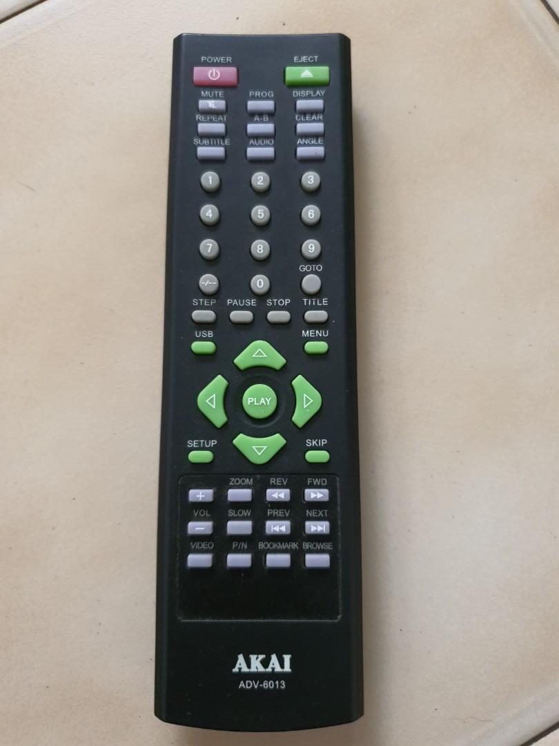 AKAI remote control, Free Items on Carousell