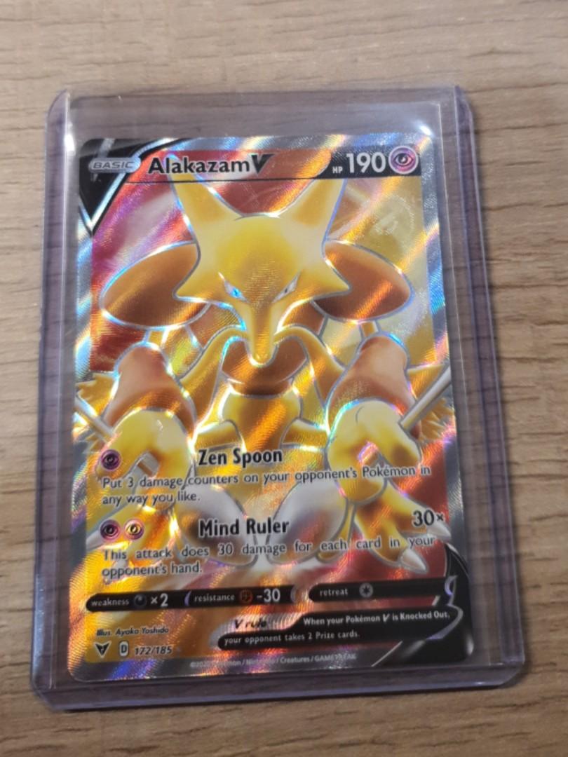 Alakazam V Full Art Vivid Voltage Pokemon Cards Hobbies Toys Toys Games On Carousell