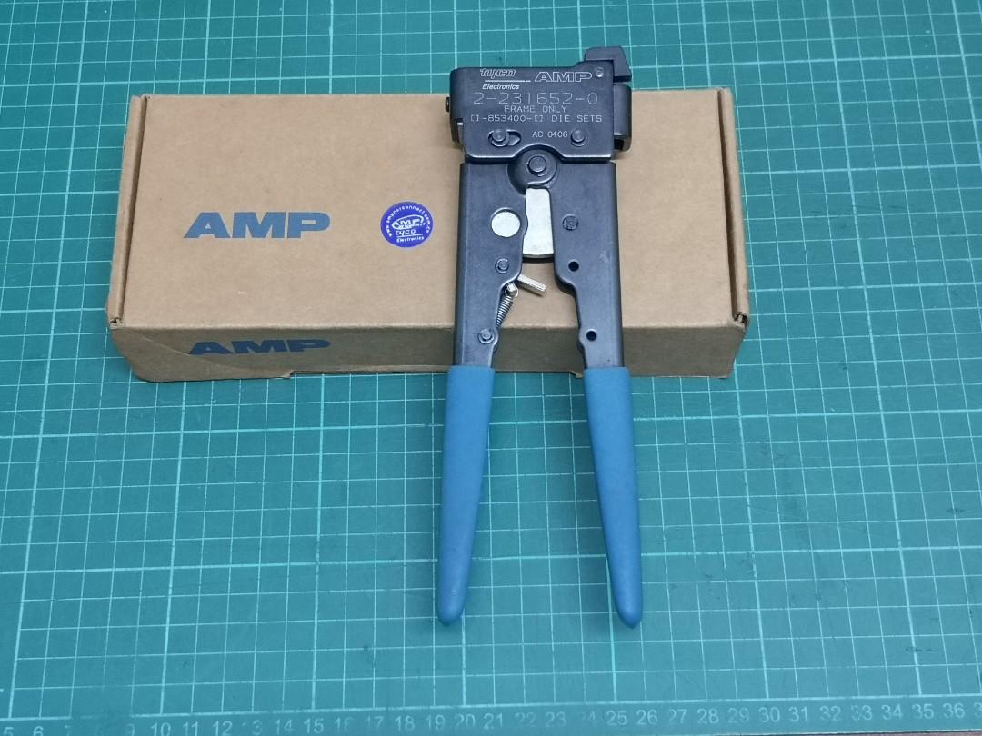 Tyco AMP 2-231652-0 Modular Plug Hand Crimp Tool Rj45 for sale online 