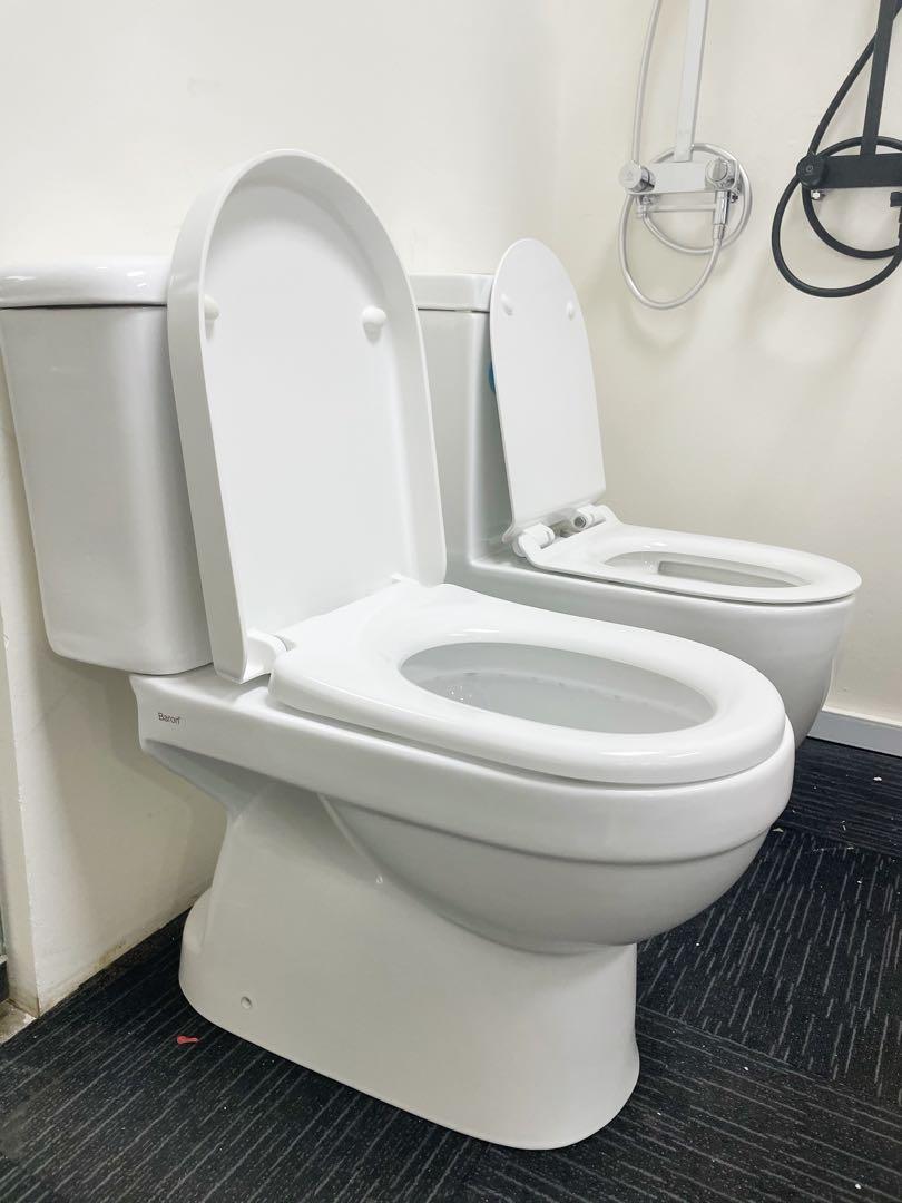 BARON V800 2PIECE TOILET BOWL WITH RECT FLUSHING BUTTON, Furniture