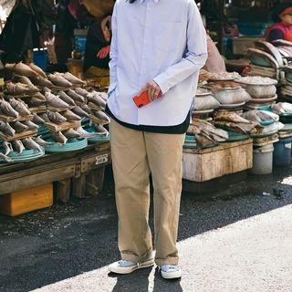 Ben Davis Long Work Pants Dark Khaki