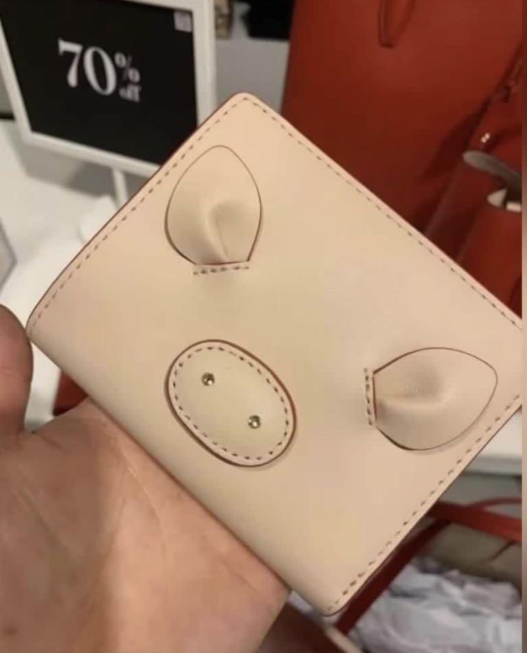 BN Authentic Kate Spade Year of The Pig Leather Wallet