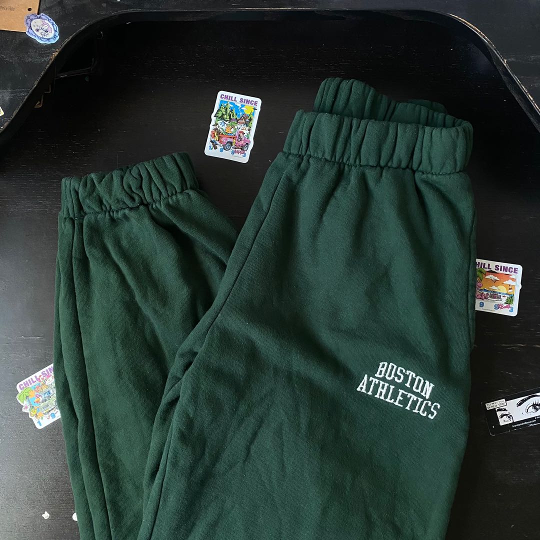 Brandy melville green sweatpants cheap