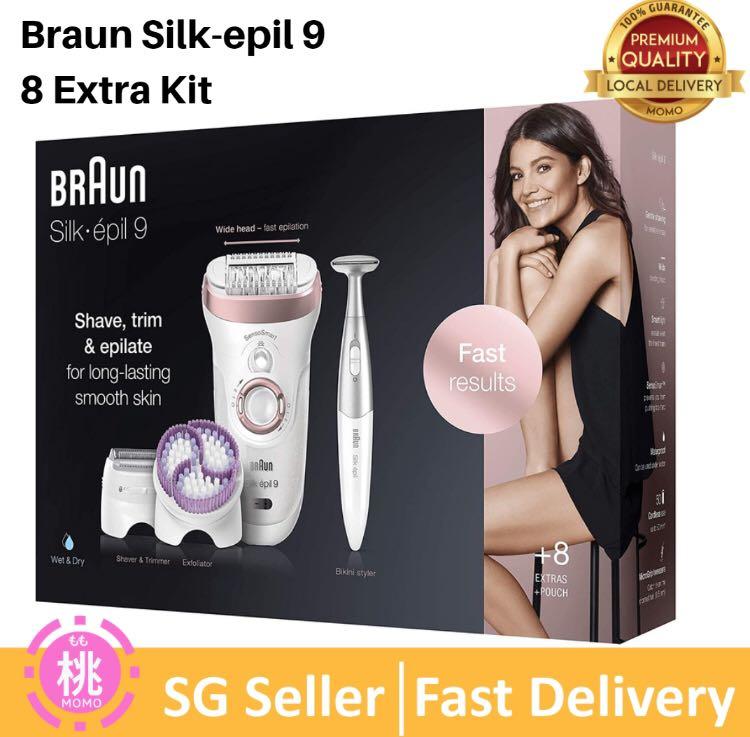 Braun Epilator silk epil 9 9980 special 8 or 13 extra kit skinspa  sensosmart epilator 4 in 1 beauty set cordless wet and dry epilator, Beauty  & Personal Care, Face, Face Care on Carousell