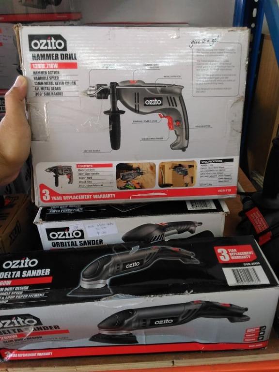 Ozito 13mm 710w online hammer drill