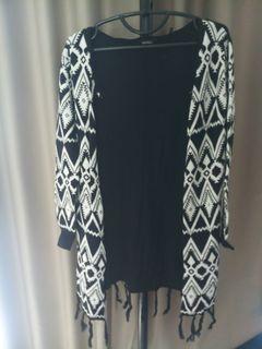 Cardigan Rajut Motif Bohemian Berrybenka All Size Bahan Stretch