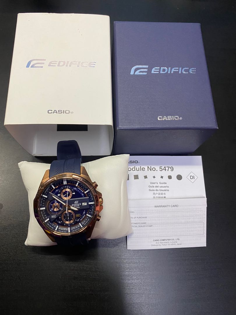 Edifice blue strap store