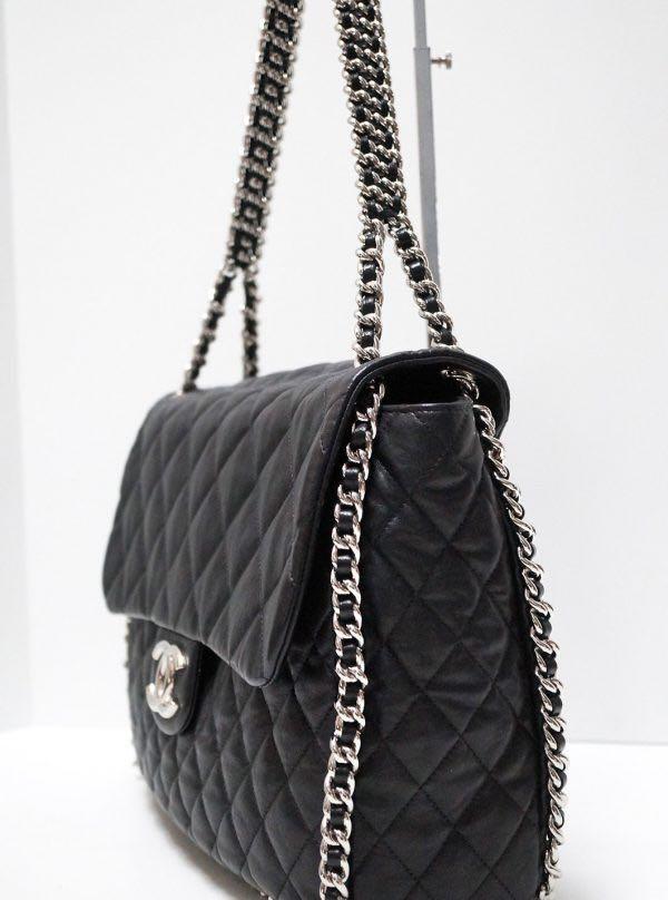 Authentic Chanel Chain Around Maxi Flap Bag