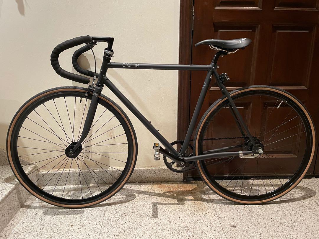 Vinyl Solo Black Road Bike 2-Speed Automatic, Sports Equipment, Bicycles Parts, Bicycles on Carousell