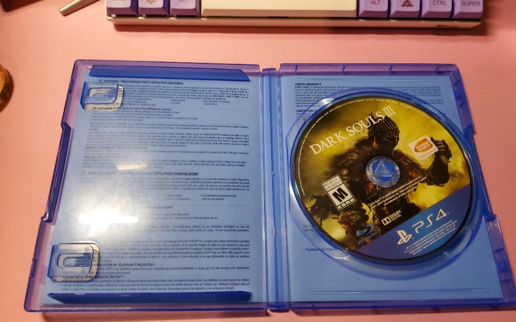 Dark Souls 3 (Category: PlayStation) located in Paranaque City. Submitted by thebookatelier (Listing ID 1052920192, Image 1). Description: ✨ Selling Dark Souls 3 ✨ Price: 600 + SF ✨ Location: Parañaque (grab/lalamove only), can also do shopee checkout ✨ RFS: done with the game.