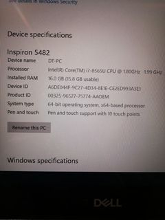 Dell Inspiron 15 7000 Series Electronics Computers Laptops On Carousell
