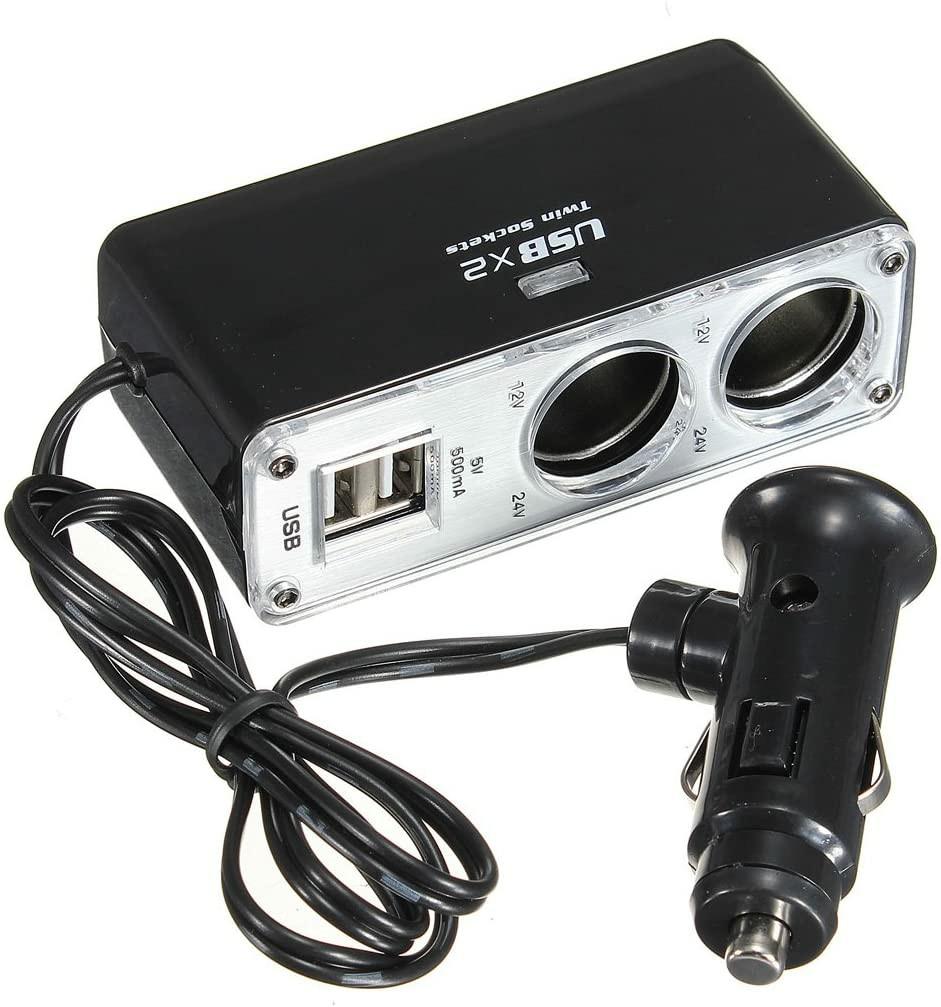 usb and cigarette lighter adapter