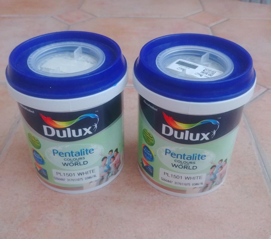 DULUX White Paint 2L, Home Appliances, Cleaning & Laundry on Carousell