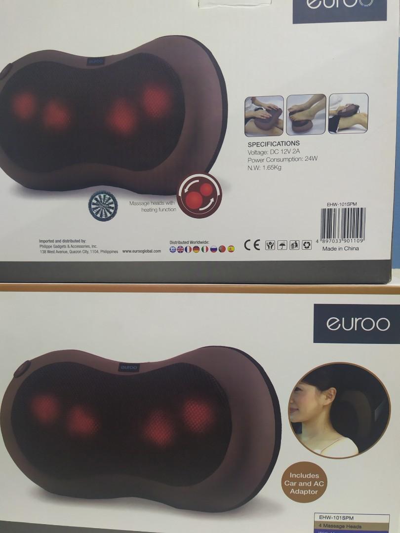 Euroo top pillow massager