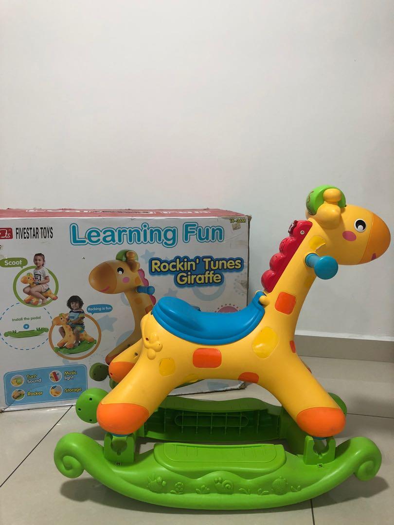 Rocking giraffe toy sale