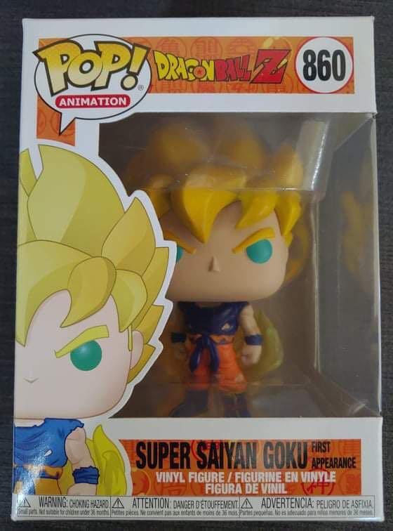 Funko Pop Super Saiyan Goku #860 First Appearance Drangon Ball Z
