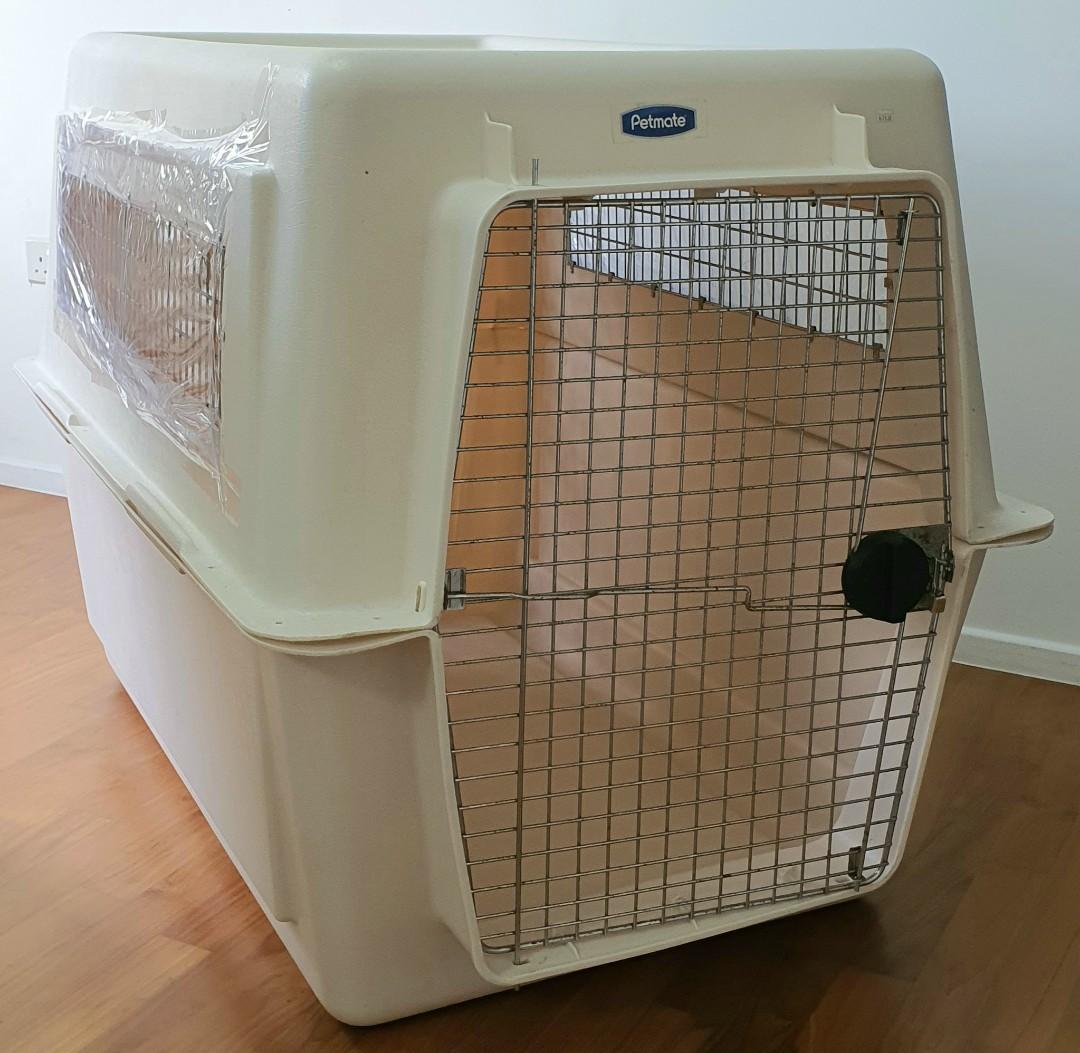 Giant Dog Crate (IATA Approved), Pet Supplies, Homes & Other Pet Accessories on Carousell