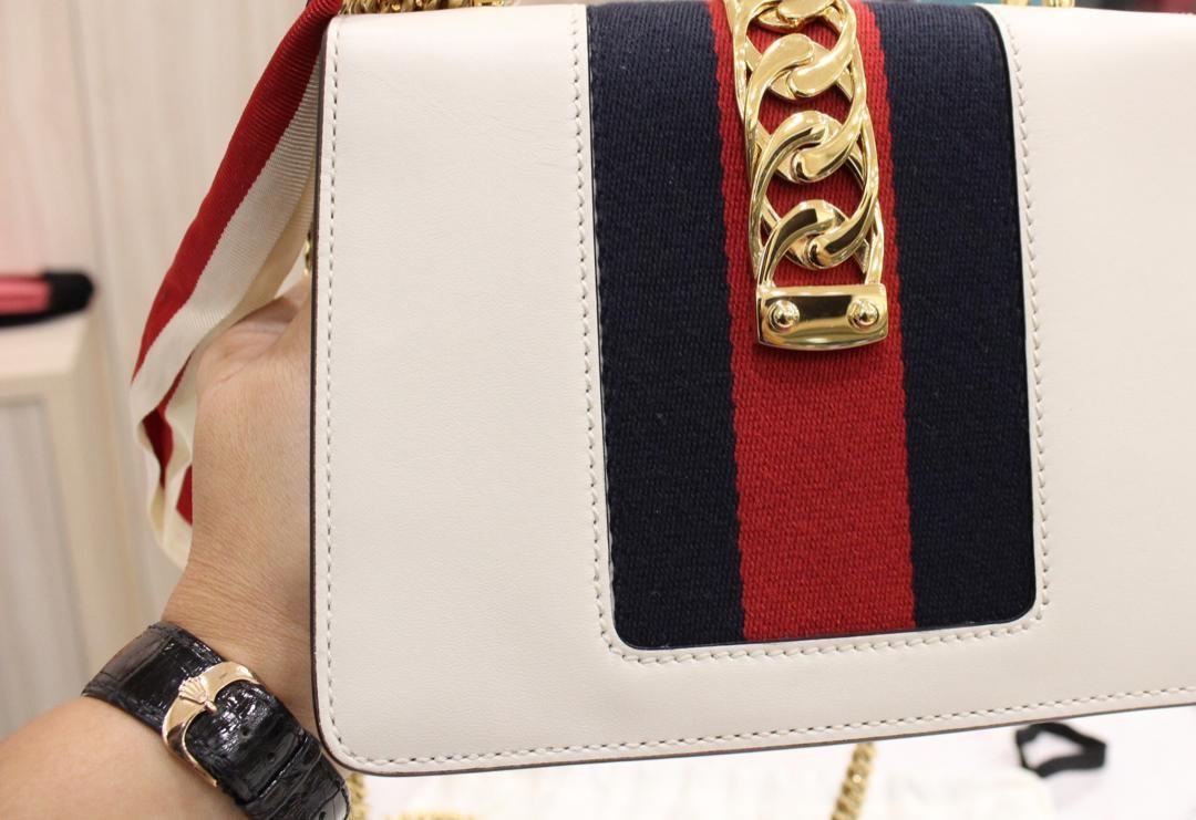 Sylvie leather mini on sale chain bag price