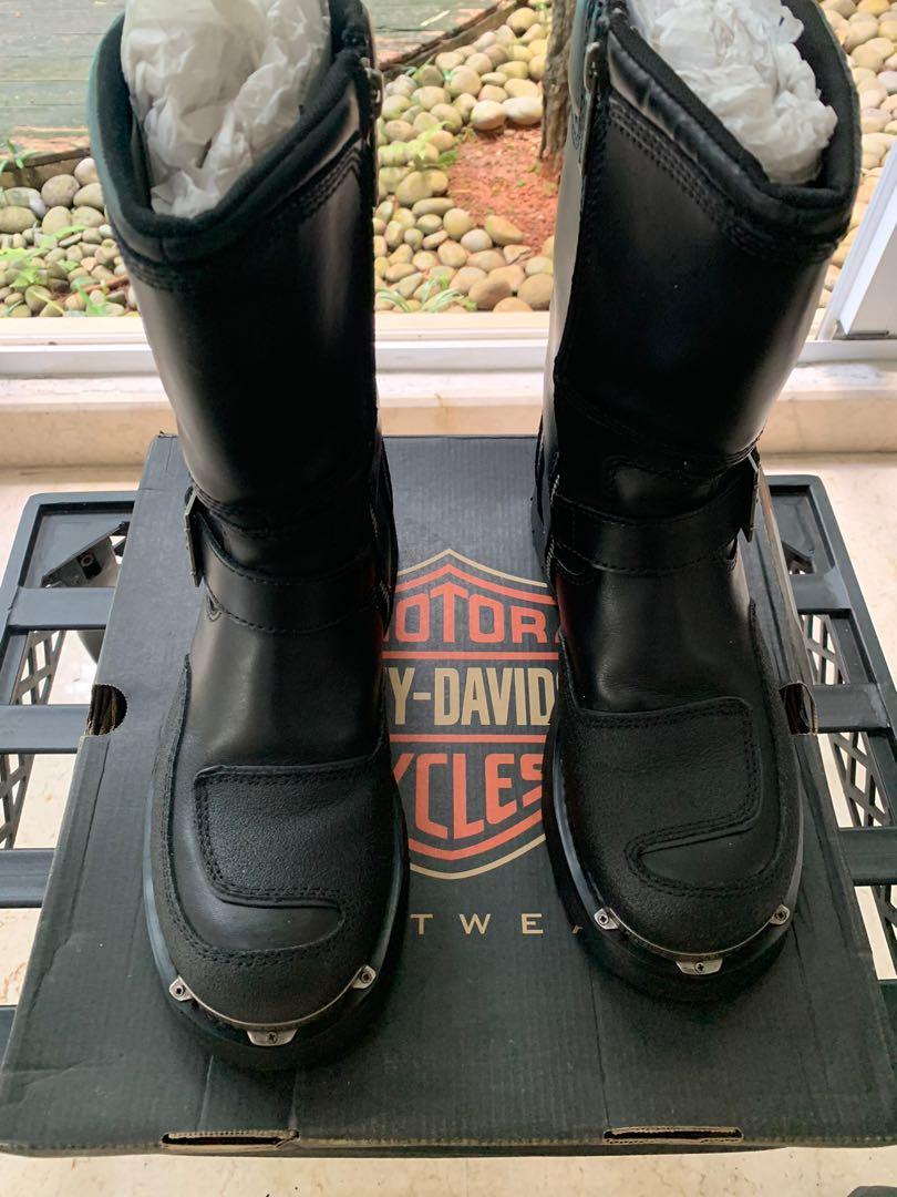 Harley Davidson Boots Original Fesyen Pria Sepatu Sepatu Boot Di Carousell