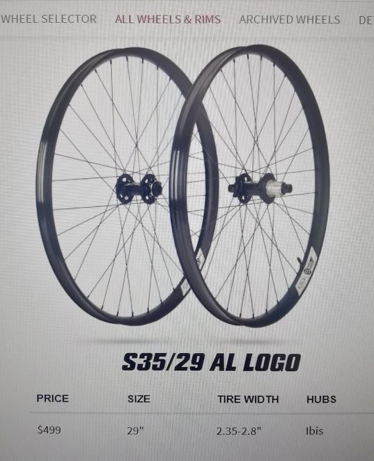 ibis wheelset