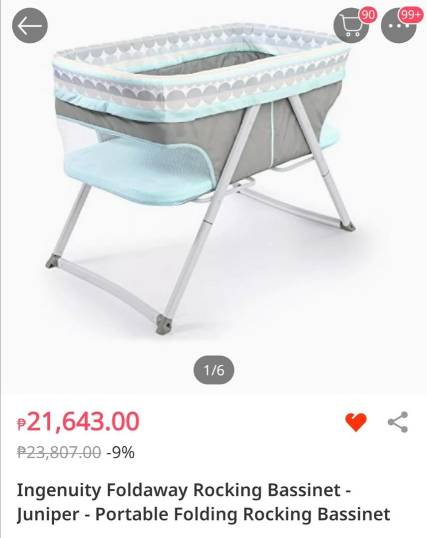 Foldaway bassinet hot sale