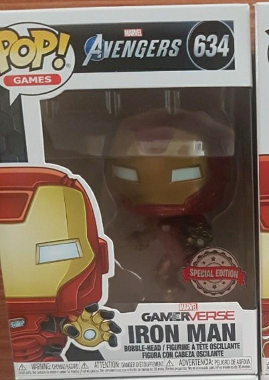 POP Funko Avengers 634 Iron Man Gamerverse Sticker Special Edition