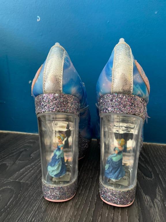 Irregular choice glass clearance heel