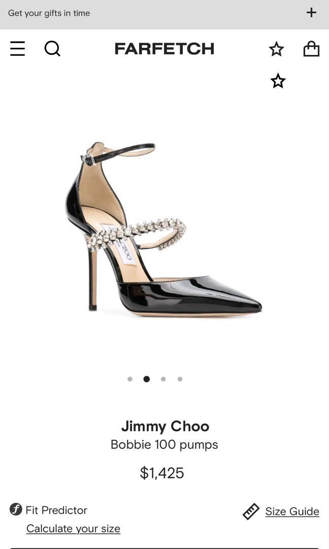 Bobbie 100 jimmy best sale choo