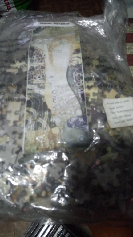 Klimt Water Serpents Puzzle (Category: Board Games & Puzzles) located in Quezon City. Submitted by mjlifoc (Listing ID 1052798170, Image 2). Description: New old stock without box Klimt Water Serpent I Puzzle size 300 x 900 mm item code 0802N25011B International Publishing Classic Puzzle Water Serpent thru lalamove or grab c/o buyer.
