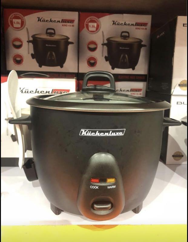 Kuchenluxe Rice Cooker (1.5L) (Category: Cookers) located in Manila. Submitted by malayaboutique (Listing ID 1052954987, Image 1). Description: But box was a bit old. But item is never been used..