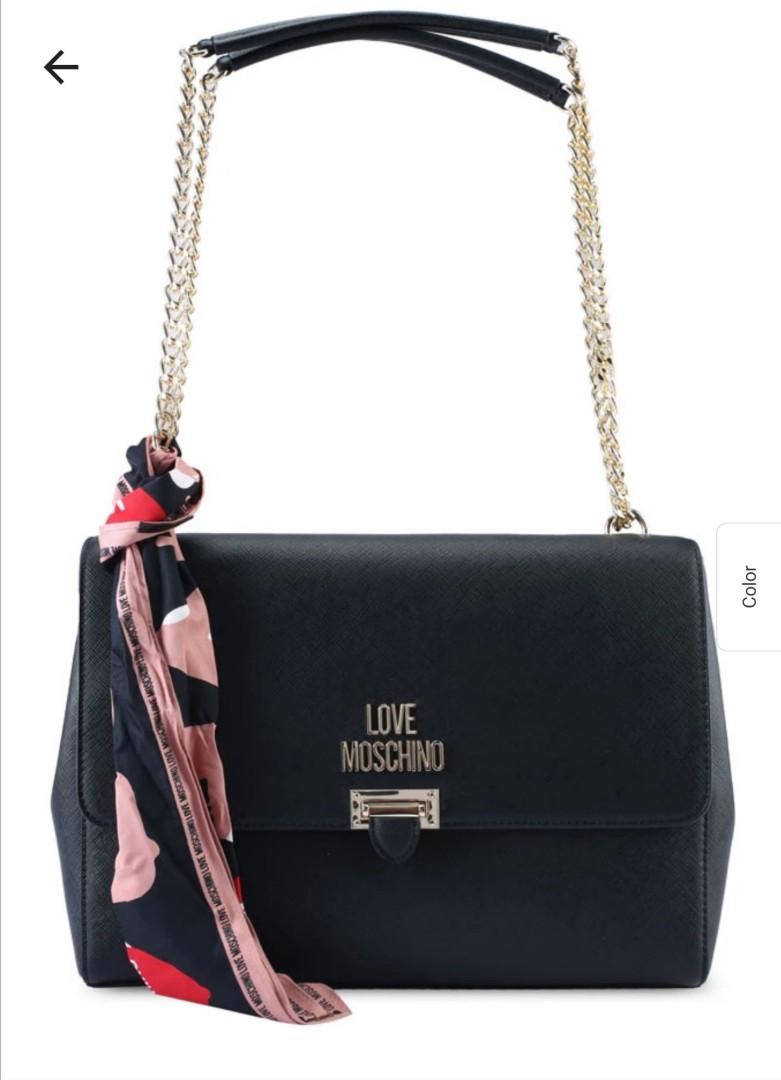 Love moschino classic buckle shoulder bag clearance