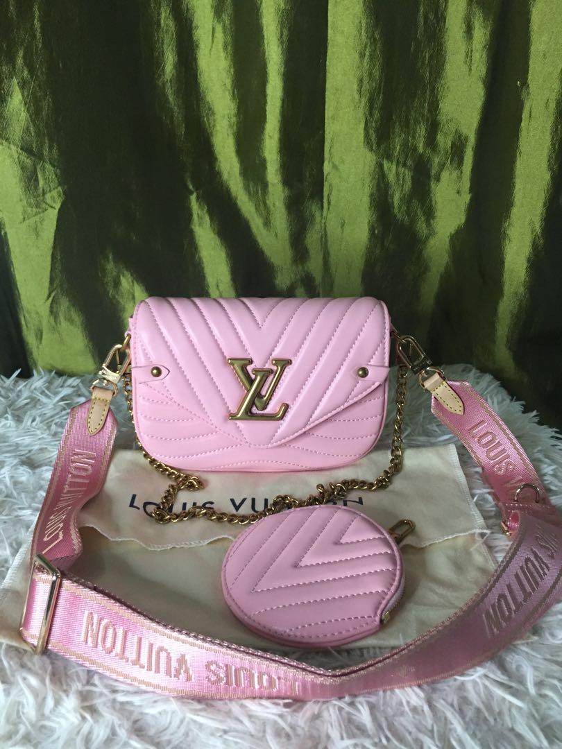 Louis Vuitton Pink New Wave Multi-Pochette L