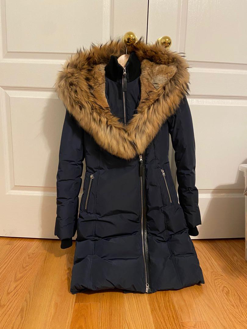Mackage Trish Down jacket with real fur Women s Fashion Clothes