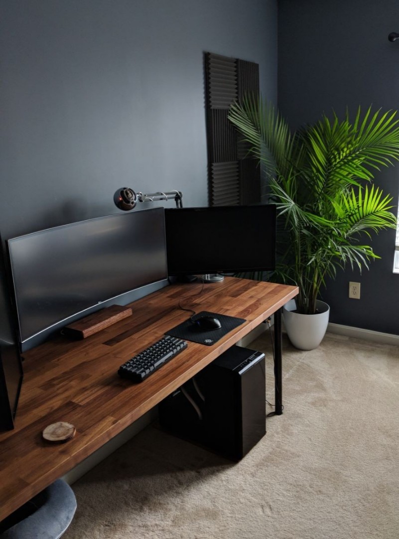 Mahogany cheap computer table