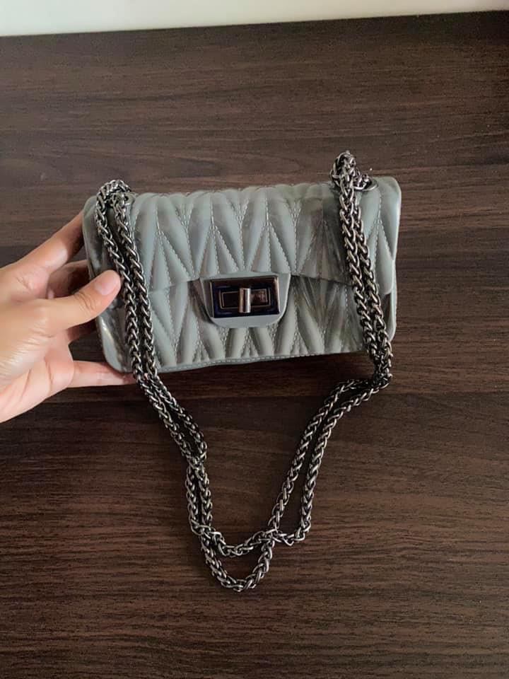 Miniso jelly sling shop bag