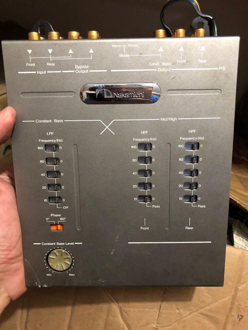 Nakamichi active crossover, Elektronik 