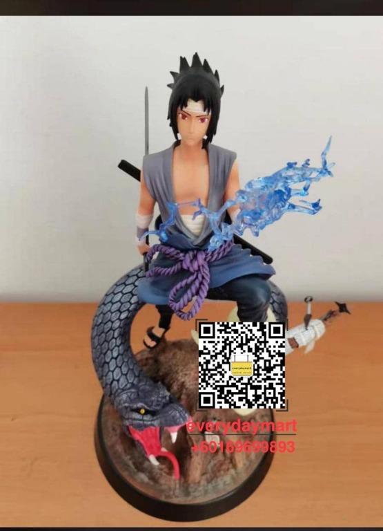 NARUTO❗️SASUKE UCHIHA❗️DONS BLACK CLOAK WITH PURPLE