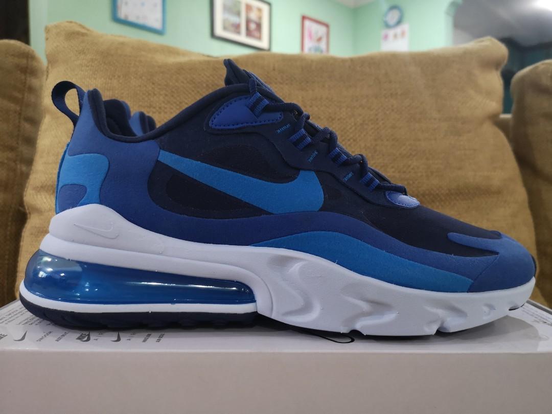 nike 270 react blue void