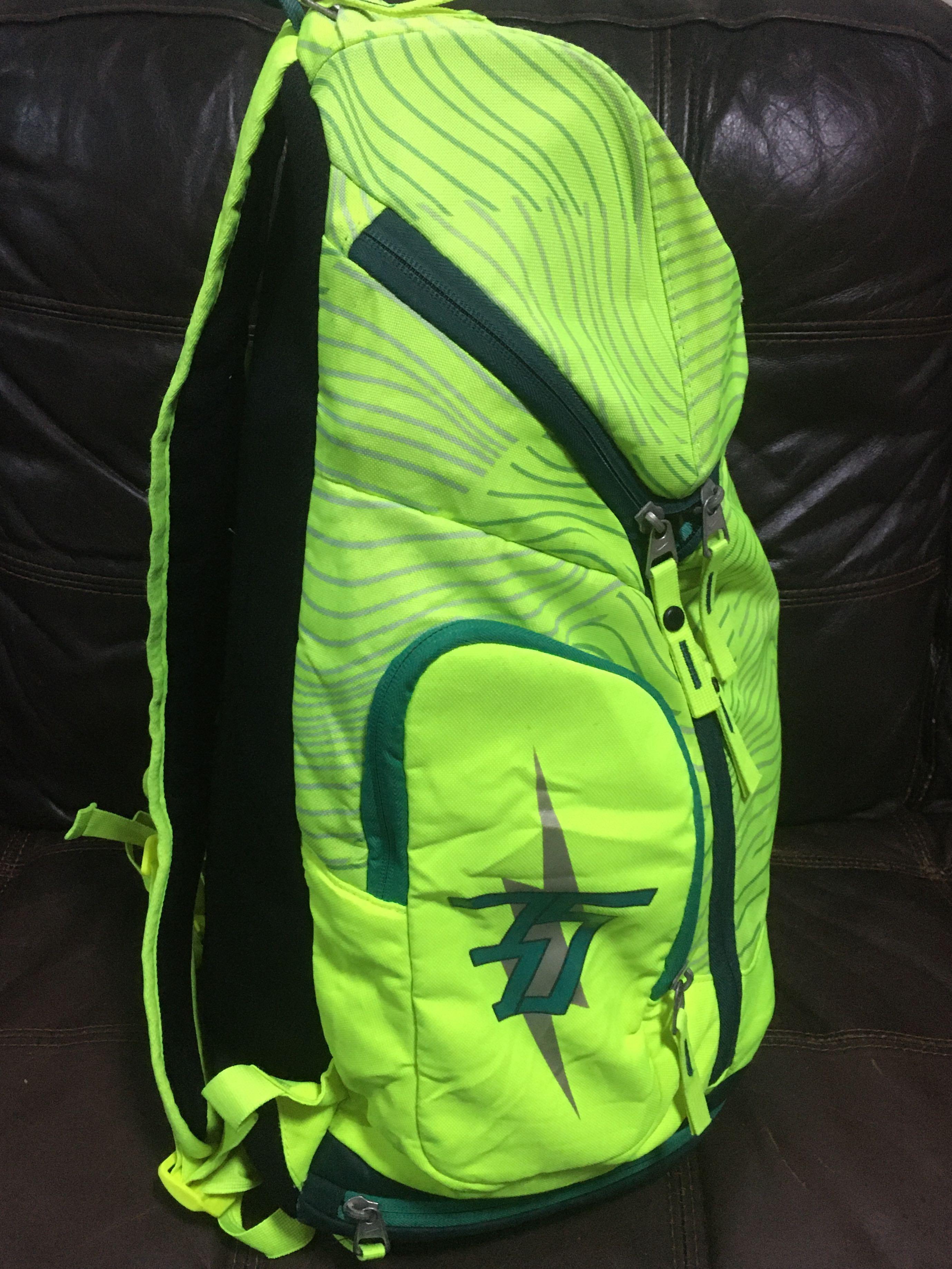 NIKE MAX AIR KD BACKPACK YELLOW GREEN Men s Fashion Bags