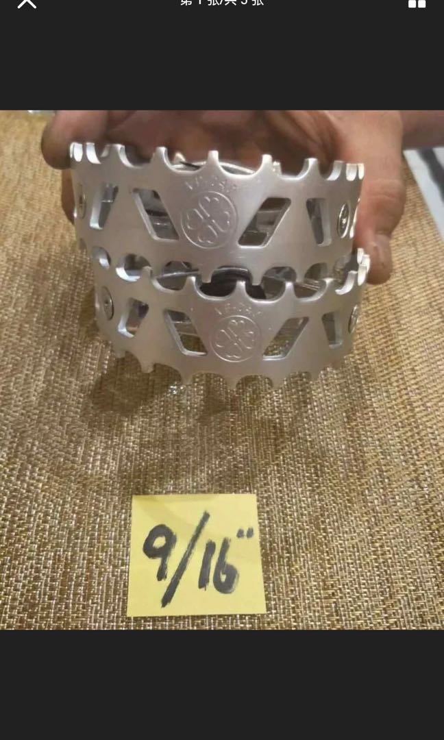 NOS VP 747 SILVER 9 16 spindler BearTrap Pedal BMX MTB old
