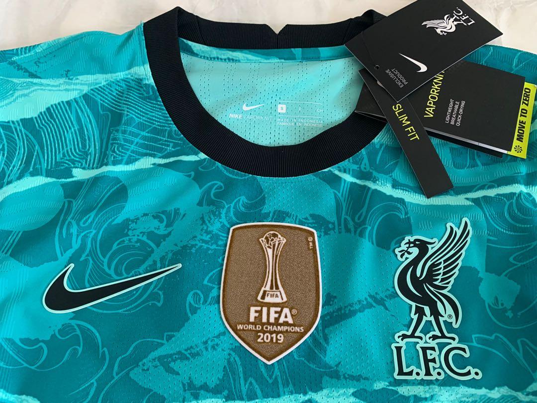 Nike 2020-21 Liverpool Vapor Match Authentic Away Jersey - Teal