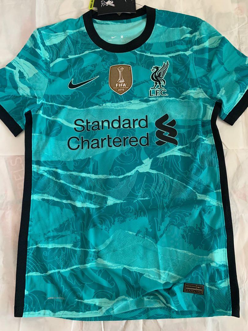 Nike 2020-21 Liverpool Vapor Match Authentic Away Jersey - Teal