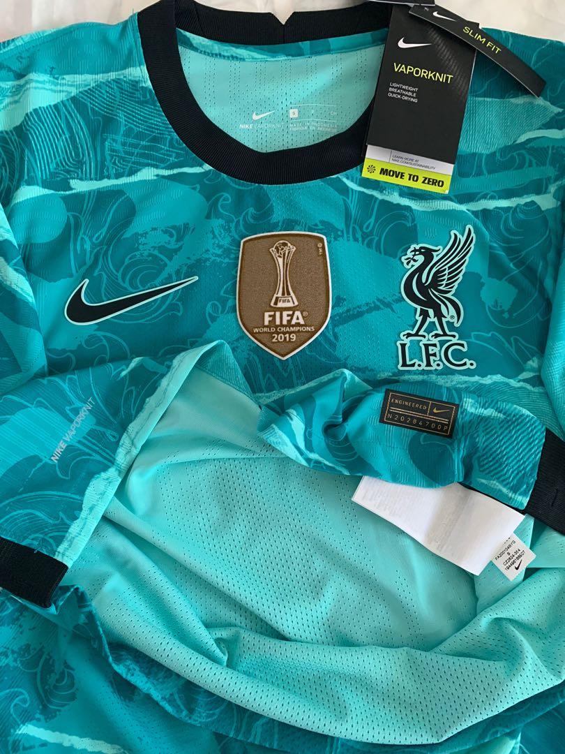 Nike 2020-21 Liverpool Vapor Match Authentic Away Jersey - Teal